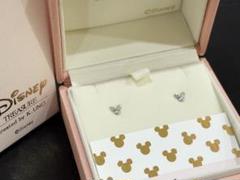 ◆ DISNEYディズニー K.UNO ケイウノ ダイヤ付 ピアス PT900◆ ◇ DISNEYディズニー K.UNO ケイウノ ダイヤ付 ピアス PT900