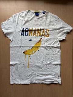 SCOTCH&SODA Tシャツ グレー オフホワイト 　Lサイズのサムネイル