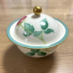 香蘭社 蓋物 キャンディポット さくらんぼ オーキッドレース レア 美品 香蘭社 蓋物 キャンディポット さくらんぼ オーキッドレース