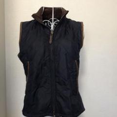【美品】9号RALPH LAUREN ラルフローレン 羊革 本革 レザー ベスト 9号 美品 RALPH LAUREN ラルフローレン 羊革 本革 レザー ベスト