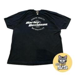 ハーレーダビッドソン 古着 Tシャツ ブラック オーバーサイズ XXL