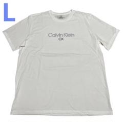 Calvin Klein ホワイト Tシャツ　Lサイズ