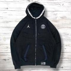AIR JORDAN パーカー 刺繍ロゴ ブラック XL 1120