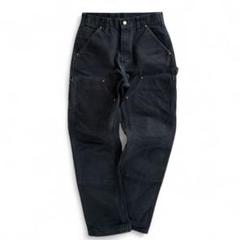 Carhartt ダブルニーペインターパンツ ブラックW33 L32 アメリカ製 楽天市場】アメリカ製 カーハート ルーズフィット ダブルニー