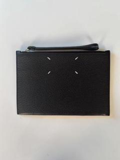 美品✨ Maison Margiela クラッチバッグ ポーチ ステッチロゴ 黒 関税込】人気◇Maison Margiela マルジェラ◇クラッチバッグ