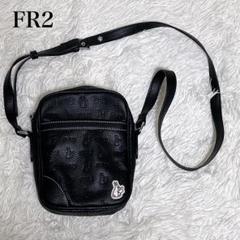 良品 #FR2 ショルダーバッグ ブラック エンボス うさぎ レザー