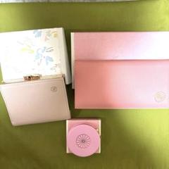 正規品】新品 皇居 がま口財布 長財布 2面鏡 ピンク3点セット