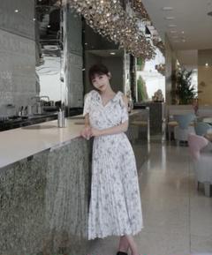 Riu 新品未使用タグ付き トワルドジュイワンピース Riu トワルドジュイワンピース Toile de Jouy dress