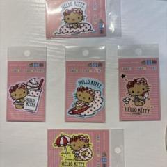 日焼けキティーステッカー5枚セット