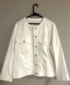 美品❣️DoCLASSE デニムジャケット Gジャン ストレッチ 白 13号