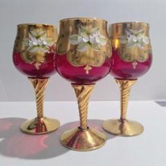新品★未使用　ベネチアングラス5客&ボトルセット 新品☆未使用 ベネチアングラス5客&ボトルセット （2025年最新