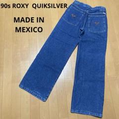 90s ROXY ロキシー QUIKSILVER ワイド バギー デニム パンツ m14700072654_1.jpg?1708871506