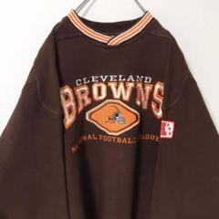 ブラウンズ リー NFL スウェット チーム 刺繍 アメリカンフットボール L ブラウンズ リー NFL スウェット チーム 刺繍 アメリカン