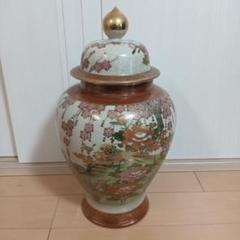 #薩摩焼 #色絵草花図 #花瓶 #花器 #花入 #飾壷 #置物 #金彩 #献上 薩摩焼 #色絵草花図 #花瓶 #花器 #花入 #飾壷 #置物 #金彩 #献上