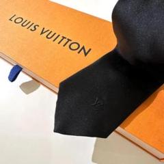 美品 ルイヴィトン Louis Vuitton ネクタイ シルク100%