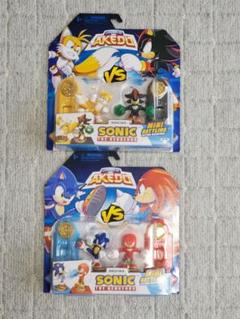 新品未開封　ソニック　テイルス　ナックルズ　3体フィギュアセット ソニック・ザ・ヘッジホッグ ぬいぐるみ 30センチ テイルス