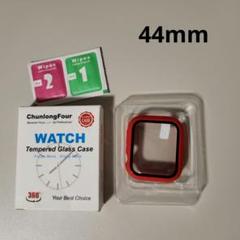 Applewatch 44mm カバー マットレッド ハードケース