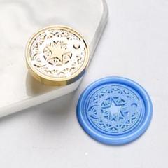 k005・ヘッドのみ 星 スター シーリングスタンプヘッド　直径2.5cm