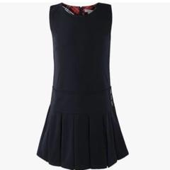 ガールズ 学校 制服 ドレス: ストレッチ プリーツ キッズ 膝丈 ドレス
