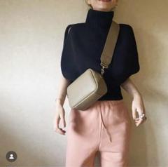 chiiiibag ワイドベルトボストン ショルダーバッグ イエロー