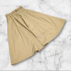 ベルト付き❤【ディッキーズ】Dickies（M）フレアスカート 無地 ロング丈