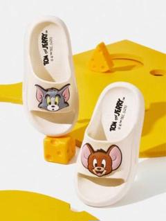 【新品】SHEIN トム＆ジェリー サンダル キッズ用 キャラクター スリッパ