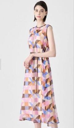 ✨極美品 アントニーノヴァレンティ アナイ フリル襟 プリーツ ロングワンピース ✨極美品 アントニーノヴァレンティ アナイ フリル襟 プリーツ