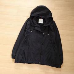 MONCLER　フーディナイロンモッズコート　パーカー　HELOISE　ブラック MONCLER フーディナイロンモッズコート パーカー HELOISE