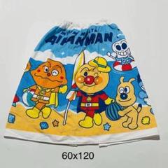【新品未使用】　水泳　プール　スイムタオル　ラップタオル　アンパンマン