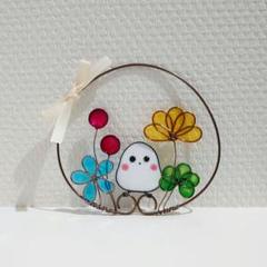 WL SE21 シマエナガ】ディップアート ワイヤーアート ワイヤー