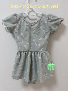 花柄ワンピース水着 110センチ