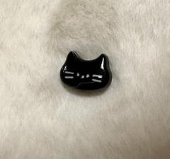 合金猫ちゃんビーズ　黒