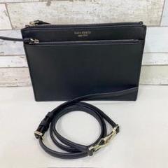 kate spade ケイトスペード ショルダーバッグ ブラック レザー 美品