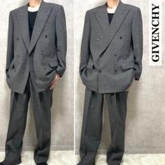 GIVENCHY 紺ブレスーツ セットアップ 金ボタン ネイビー 大きいサイズ GIVENCHY 紺ブレスーツ セットアップ 金ボタン ネイビー 大きいサイズ