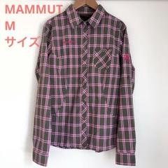 マムートMAMMUTレディースチェックシャツ　S(新品未使用) MAMMUT マムート チェック柄半袖シャツ M｜Yahoo!フリマ（旧