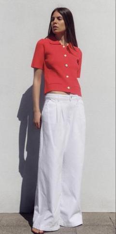 ZARA 新品未使用タグ付き 谷まりあ　新木優子着用♡Mサイズ 𝚙𝚘𝚖𝚎🐈‍⬛ on X: 