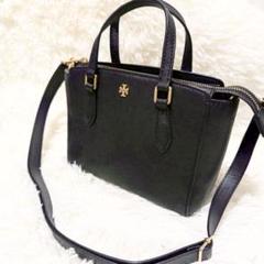 美品/2way✨トリーバーチ　ミニバッグ　ショルダーバッグ　ブラック　レザー