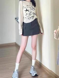 春夏にぴったり！ハイウエストシンプルスカート　普段使いに最適