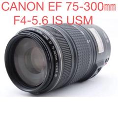 美品/手ブレ補正搭載CANON EF 75-300㎜ F4-5.6 IS USM - メルカリ