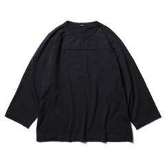 即購入◯さん専用【comoli 23ss】フットボールT fade black COMOLI / コモリ | フットボール Tシャツ - Fade Navy | 通販