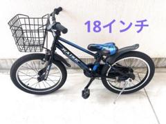 RAISE 幼児用自転車 ブラック/ブルー 前カゴ付き！引き取り希望！