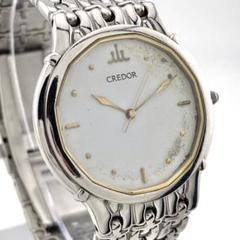 【稼働】SEIKO CREDOR 腕時計 ラウンド レディース シルバーのサムネイル