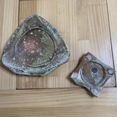 新学　伊賀　三角皿　角皿 新学 伊賀 三角皿 角皿