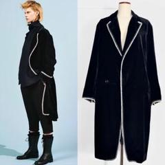 美品 Yohji Yamamoto Y's 17AW ステッチ ベロアコート