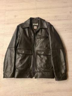 Schott 黒 レザー シングルライダースジャケット 襟付き 牛革 36 楽天市場】541XX シボ(牛革)【641XX の革違い】【schott 神戸