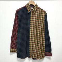 美品　90s Needles ビンテージ長袖チェックシャツ　再構築　日本製