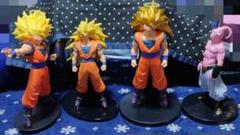 ドラゴンボール フィギュア プライズ 超サイヤ人3孫悟空 3点+おまけセット