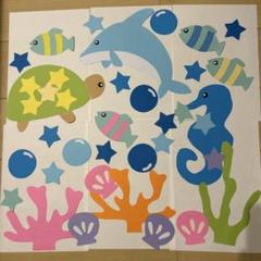 8月　壁面飾り　幼稚園　保育園　海の生き物