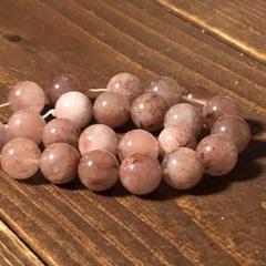 天然石　パワーストーン　レッドルチルA　12mm　連玉　子宝　妊活　安産　丸玉