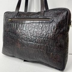 極美品　LEXUS レクサス　トートバッグ　クロコ型押し　A4収納　ビジネス